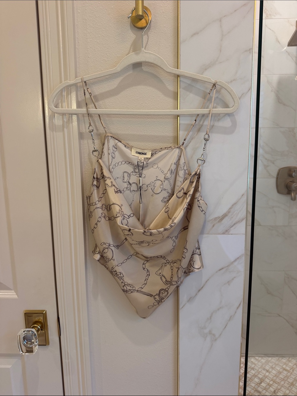 Brand New L’ Agence Calista Silk Camisole